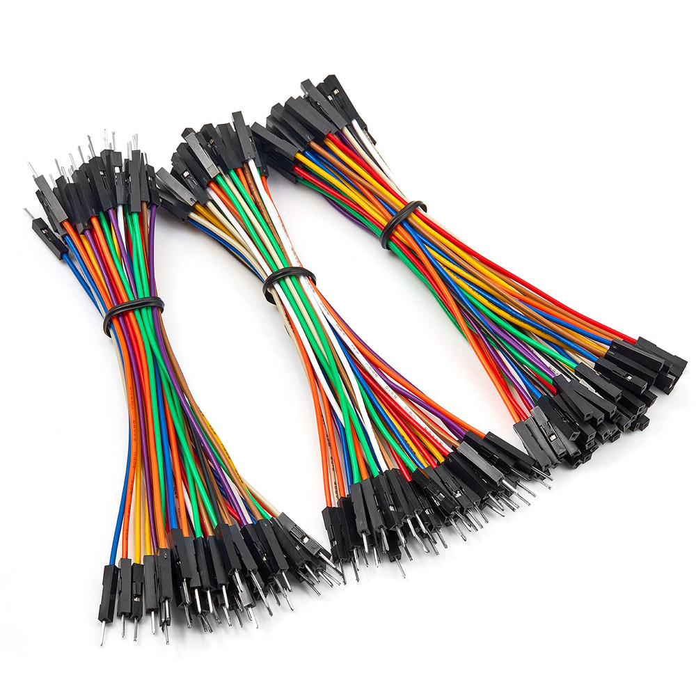 120Pcs 10Cm Header Jumper Wire Dupont Cable Line Connector Assorted Kit Set (Mal