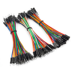 120Pcs 10Cm Header Jumper Wire Dupont Cable Line Connector Assorted Kit Set (Mal