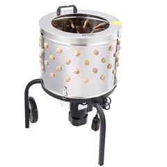 Chicken Plucker Machine Feather Plucker Stainless Steel Drum 280RPM Motor