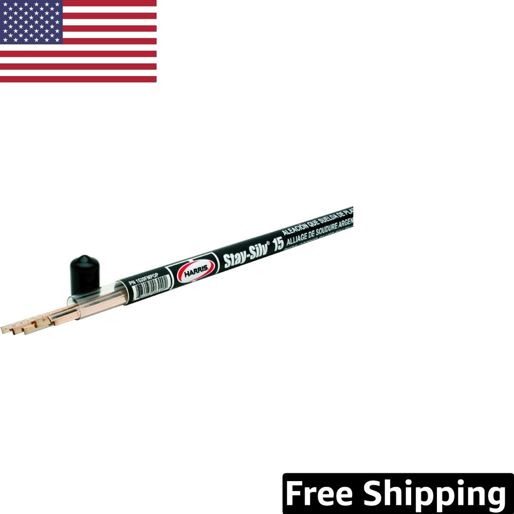 Stay-Silv 15 Silver Brazing Alloy: 50 Pack Phos-Copper Brass Rods, 4.8 oz