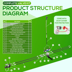 1x Third Function Valve Kit for Kubota L2501 L3301 L3901 L3200 L3800 L series