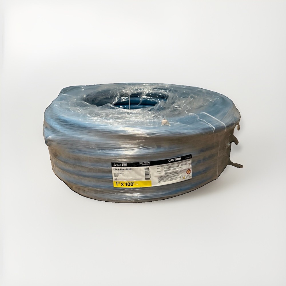 1 in. x 100 ft. Blue PEX-A Expansion Pipe in Solid