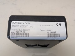 Endevco Meggitt 7251A-10 Isotron Accelerometer, IEPE, 500g, 10mV/g