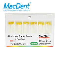 MacDent Dental Gutta Percha Points Absorbent Paper Points Endodontic Root Canal