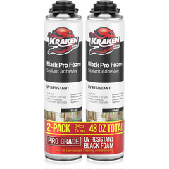 Kraken Bond Black Gun Foam 24oz 2 Pack Waterfall Landscape – Gun Not Included