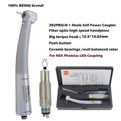 BEING Dental High Speed Handpiece Fiber Optic 45 Degree Surgical NSK Coupler LED