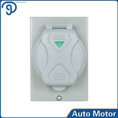 NEMA SS 2-50P Weatherproof 125/250 V 50 Amp 3 Prong Generator Power Inlet Box