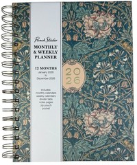 2026 Spiral Weekly Monthly Planner 12 Month PUNCH STUDIO Paperback GREEN 6.5 X 9