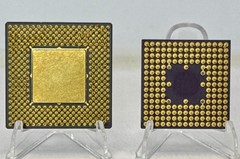 LSI Logic L1A5621 Ceramic IC Gold Pins PROTO + Unmarked Chip Lot 2