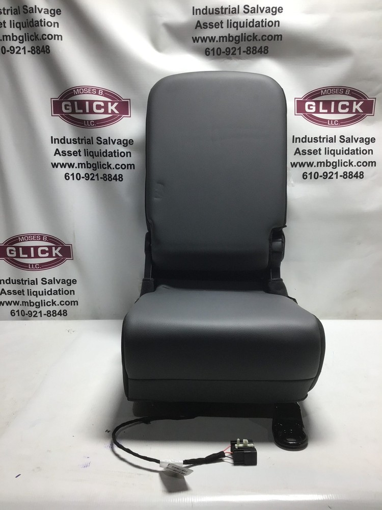 Dodge Front Center Jump Seat Console Black Grey Cloth