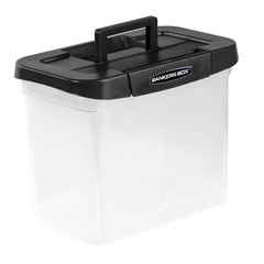 Bankers Box Plastic Letter Size File Organizer, Clear