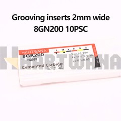 Internal Grooving Turning Tool Holder 10mm Indexable Grooving Inserts 2mm 10PCS