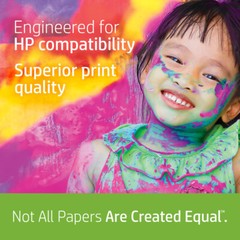 HP Printer Paper BrightWhite 24lb, 8.5×11, 100 Bright, 5 Ream Case, 2,500 Sheets