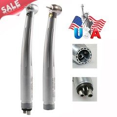 Dental LED Standard 3 Water Spray 2/4 Holes High Speed Push Button Handpiece