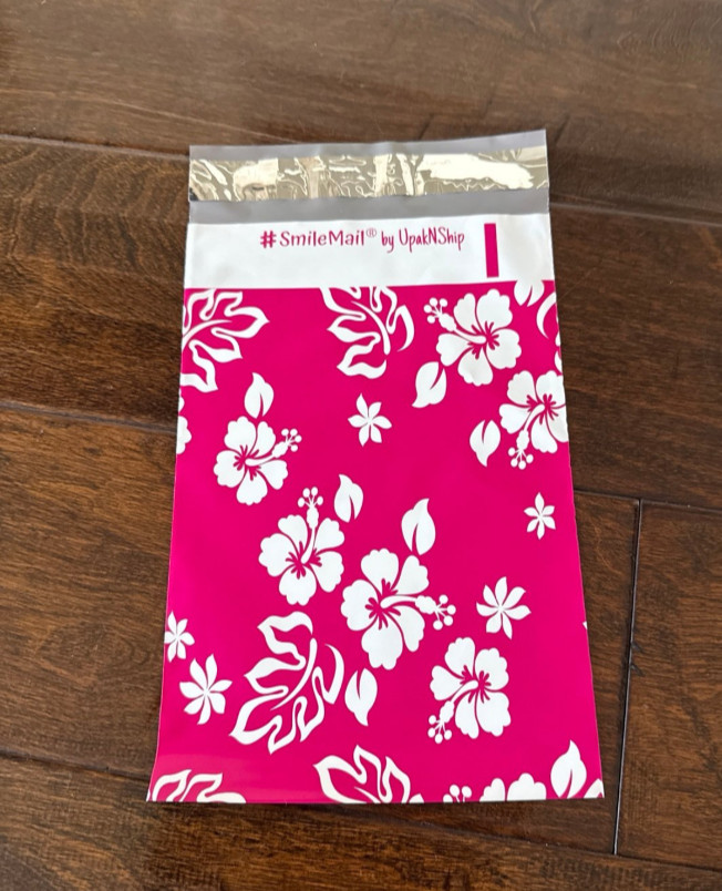 25 or 50 Pack – 6×9″ Beautiful Floral Mix of 5 Patterns Designer Poly Mailers!