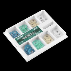 AZDENT Dental Composite Finishing Polishing Disc Metal Bush Contouring Kit