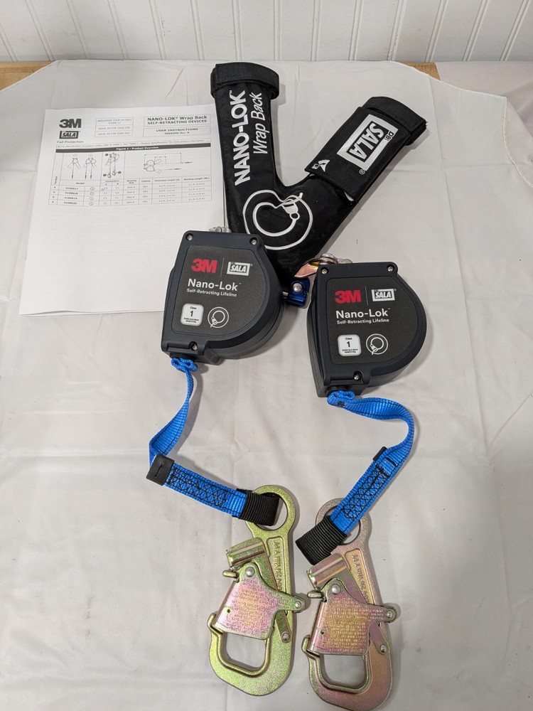 DBI-SALA Self-Retracting Lifeline: 420 lb Capacity, 8.00' Lifeline 70128185
