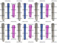 3.0mm Titanium Headless Threaded Fastener Precision Alloy Multiple Length 50 pcs