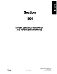 Case 9007B Excavator Service Manual Repair Shop Book