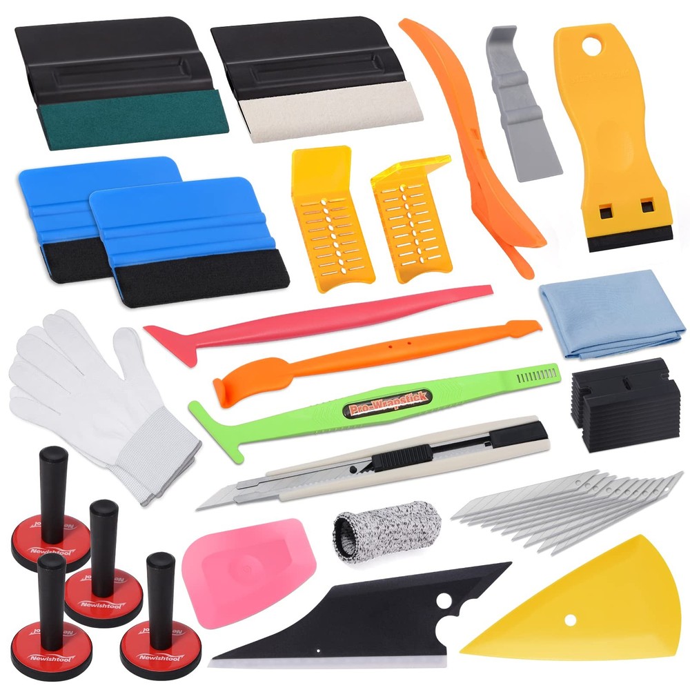 Pro Vinyl Wraps Applicator Tool Kit Window 8.7 x 6.02 x 1.69 inches, Yellow