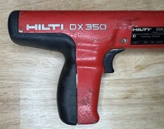 Hilti DX 350 Powder Actuated Concrete Nail Gun Red with Tool Case With Extras