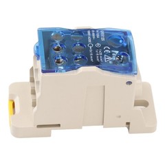 DIN Rail Power Distribution Box, 125A, AC DC 1000V, Terminal Block Connector