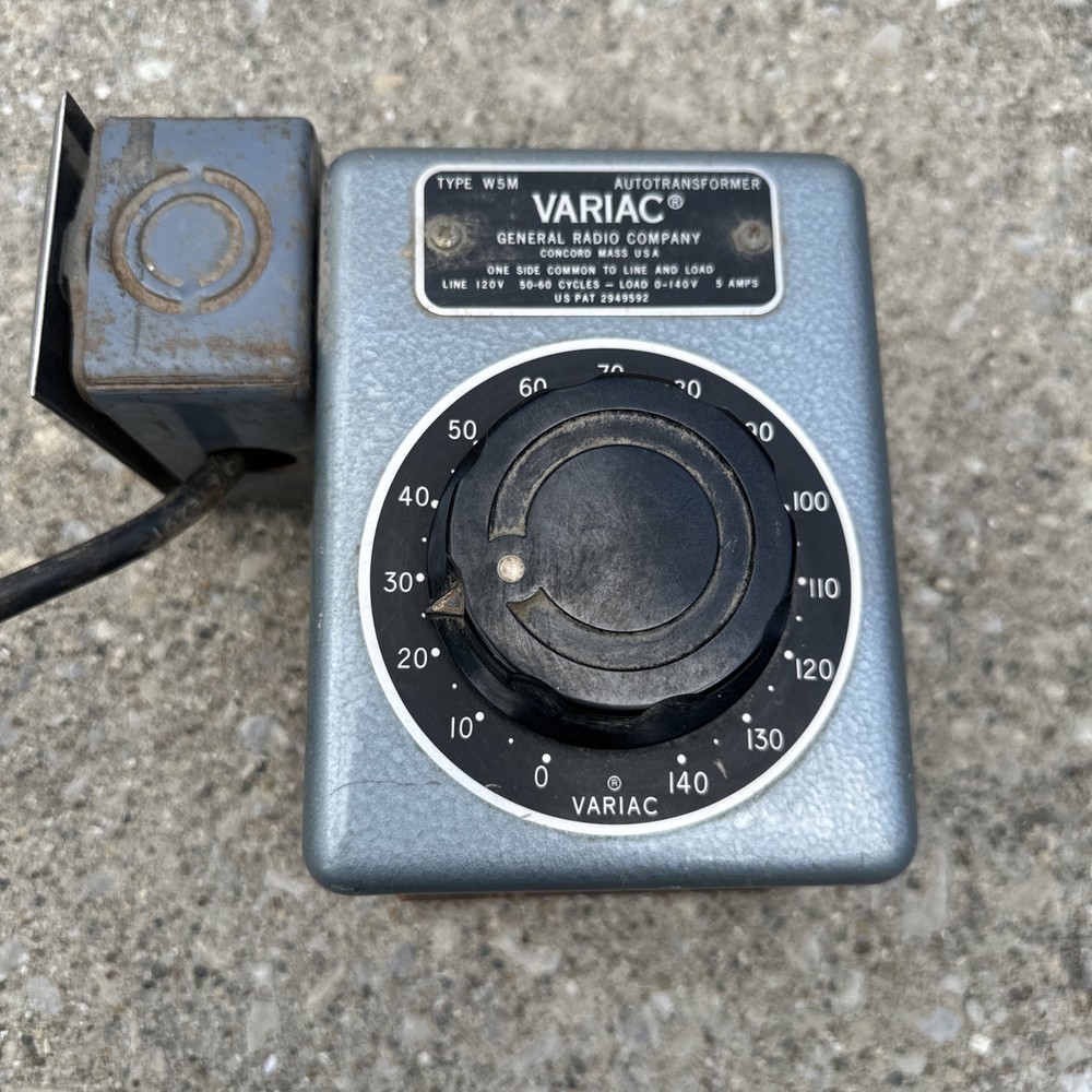 VARIAC Autotransformer Type W5M, GENERAL RADIO COMPANY Powers On Unsure Of Rest