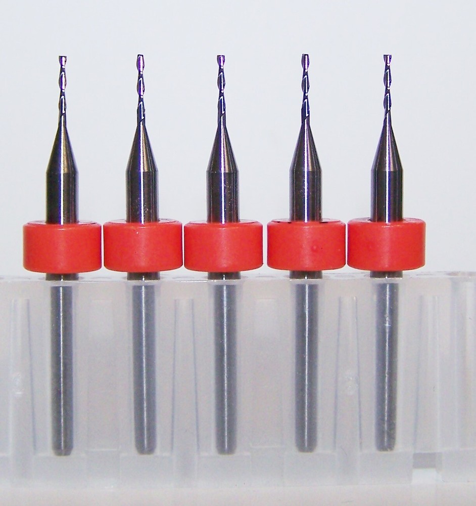(5) 0.80mm (.0315″) CARBIDE END MILL 2 FLUTE .175″ FT KEMMER KTTSUAI031517503R