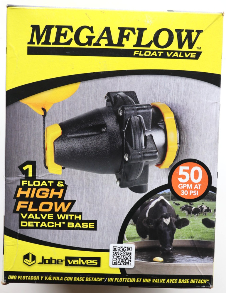 JOBE VALVES #J-TPV0075DLT Topaz Float Valve with 0.75 Inch, Yellow/Black