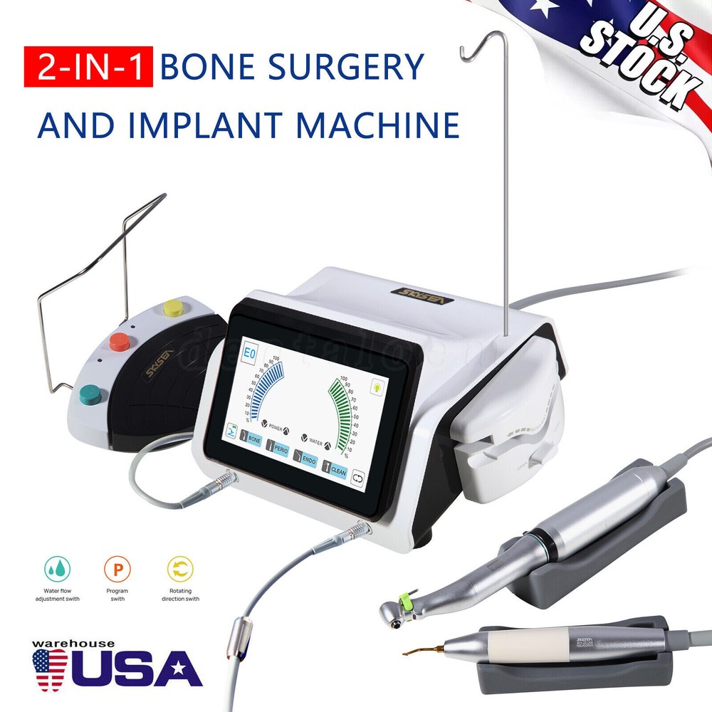 Dental Woodpecker Style Implant Motor+Surgery Piezo Bone Surgery +LED Handpiece