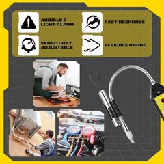 AC Leak Detector Kit – Refrigerant Leak Detection Tool with UV Flashlight & Glas