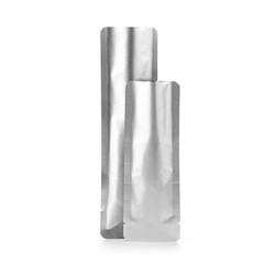 100 Silver Aluminum Flat Long Sack Incense Stick Pouch Bags with Rounded Corner