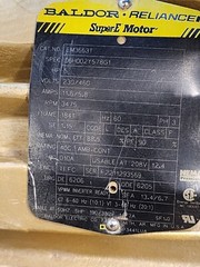 Baldor Reliance Phase General Purpose Motor 5 HP 184T Frame 208-230/460V EM3663T