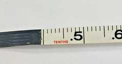 Lufkin Hi-Viz 100’ Open-Reel Long Tape Measure – Model 1706 – Fiberglass – Orang