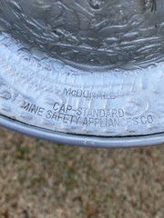 VINTAGE HAND ENGRAVED ALUMINUM McDONALD HARD HAT INDONESIA JUNGLE ANIMALS ART
