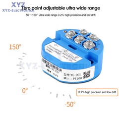 4-20MA 0-10V Temperature Sensor Transmitter Module PT100 Transmitter Module