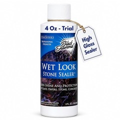 Wet Look Natural Stone Sealer – 4oz Gloss Protection for Interior & Exterior