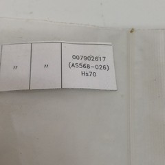 NBR O-Ring AS568-026 Hs70 Shore Seal – Part 00792617 NEW