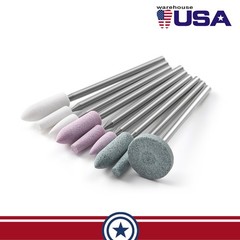 9Pcs Dental Composite Polishing Stones Burs Kit HP 2.35mm for straight handpiece