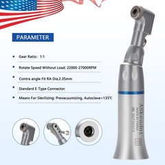 Dental Slow Low Speed Contra Angle Handpiece Latch Bur E-Type ASkeadnt AS