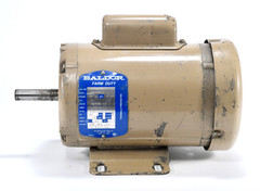 1/2HP Reliance Baldor FDL3504M Farm Duty Motor Wired + Cutler Hammer Drum Switch