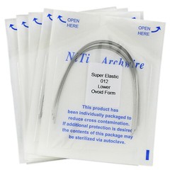 100Pcs Dental Orthodontic Niti Arch Wire Round Super Elastic 012-020 Upper Lower