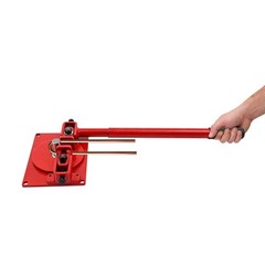 Manual Rebar Bender, Red Rebar Bending Machine for Steel,Copper,Aluminum,Iron