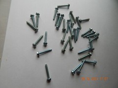 HEX WASHER HEAD THREAD CUTTING SCREWS TYPE F 10/24 x 1 1/2″ ZINC 35 PCS. NEW