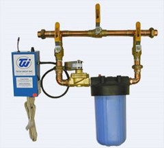 Tech West 1″ Dental Water Bypass Manifold Shutoff with Filter – No Relay