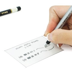 Lot of 2 Tombow Mono Zero Eraser Point Pen & 2 Refills #57315 Fine Round