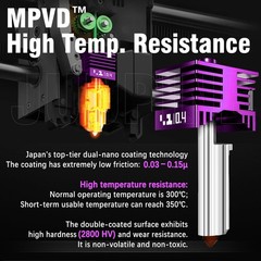 Wefuit Mpvd Hotend For Bambu Lab X2D P2S H2D H2S H2C A1 A1Mini Nozzle Upgrade