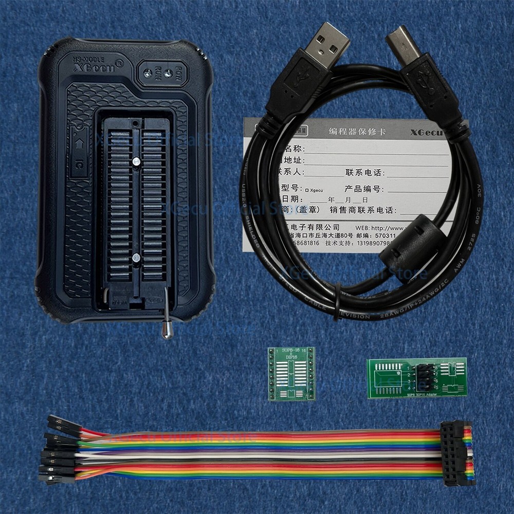 V12.57 T48 Programmer for SPI Nor NAND Flash EMMC BIOS MCU EEPROM AVR PIC+3parts