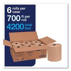 Tork 290088 7.7″ x 700 ft. Matic Hardwound Roll Towel – Natural (6/CT) New