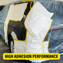 Automotive Masking Tape 0.75in, 48 Rolls Yellow Painters Tape for Car Painting